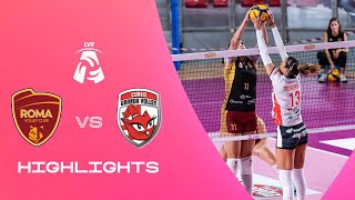 Roma vs Cuneo  Highlights  LVF A1  10a Giornata [upl. by Sirovaj]