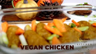 Making Seitan Drumsticks  Vegan Chicken From Washed Flour Method [upl. by Kuhlman]