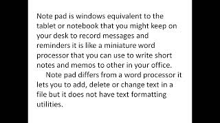 definition of notepad Shortcuts for notepad and Image of notepad [upl. by Ennaitsirk]