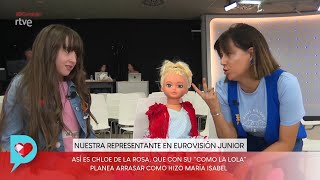 Chloe DelaRosa 🇪🇦 JESC 2024 on D Corazón 12102024 [upl. by Martinelli796]