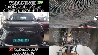 Tata Punch EV  Rat mesh for cars  Doorstep Installation  ☎️8884567890  8147351383 car ratmesh [upl. by Sedda]