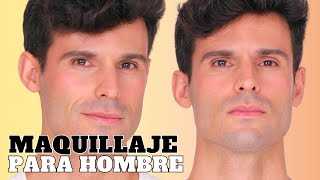 Maquillaje natural para hombre 🙍🏻‍♂️  Efecto Buena Cara  Maquillaje de Novio 🤵🏻 [upl. by Havot]