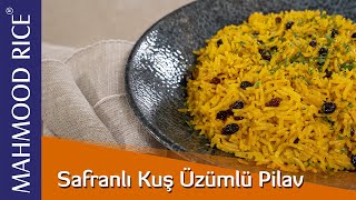 Safranlı Kuş Üzümlü Pilav  Mahmood Rice [upl. by Jorin]