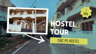 1 minute hostel checkin✅ PG room CMC Bagayam campus Vellore🏥 cmc cmcvellore vellore hostel [upl. by Saravat]