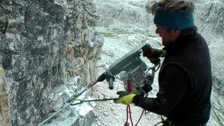 Bergrettung Sexten  KlettersteigAusbesserung Alpinisteig  Abenteuer Alpin 2012 Folge 83 [upl. by Eiramik313]