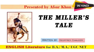 The Millers tale  The Canterbury Tales by Geoffrey Chaucer in Hindi  English Literature [upl. by Aehtna423]