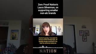 Zero Proof Nations Laura Silverman on supporting small NA brands podcast alcoholfreedrinks [upl. by Veator]