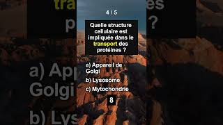 Testez votre connaissance en Cellule et biologie cellulaire quiz quizz quizchallenge quizzgame [upl. by Hannahoj]