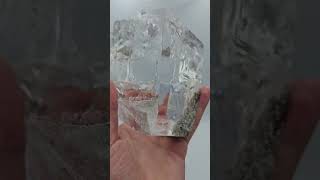 Halite crystal with water inside enhydro halite 1704g  Bakhmut field Ukraine [upl. by Enela]