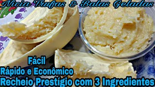 Recheio Prestígio com 3 Ingredientes Fácil e Deliciosoreceitasnicia pascoanicia [upl. by Tacklind]