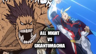 All Might vs Gigantomachia  Did they already Fight  My Hero [upl. by Abraham413]