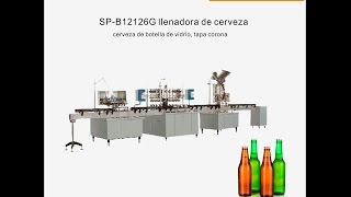 llenadora de cerveza llenadora isobarica bebidas carbonatadas [upl. by Ruomyes]