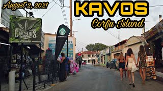 KAVOS CORFU  GREECE  DRIVE THROUGH [upl. by Narret]