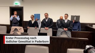 Prozessauftakt zu Gewalttat in Paderborn 21102024 [upl. by Olwena821]