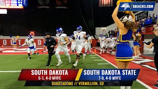 Football Highlights at South Dakota 10282023 [upl. by Oirasec]