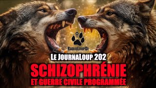 Le JournaLoup 202  Schizophrénie et Guerre Civile Programmée [upl. by Ahsiela929]