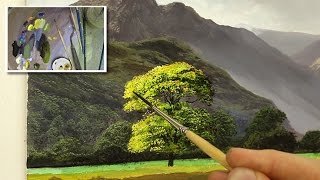 43 How To Paint A Tree In Oil  Oil Painting Tutorial [upl. by Picco]