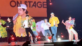 220415  FANCAM  Permission To Dance  BTS PTD Las Vegas  Day 3  Allegiant  4K 직캠 [upl. by Jemmie]