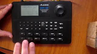 Home recording quotInside the egg bluesquot with Alesis SR16 drum machine [upl. by Orms]