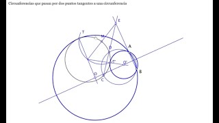 Circunferencias que pasan por dos puntos tangentes a una circunferencia ⚡⚡⚡EBAU⚡⚡⚡ [upl. by Mauricio]