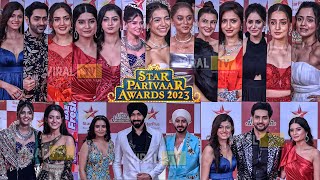 FULL EVENT  Star Parivaar Awards 2023 Pranali Bhavika Shakti Himanshi amp Other On Red Carpet [upl. by Haddad]