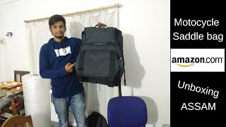 Motorcycle Saddle bag  Unboxing  Assam [upl. by Pillsbury818]