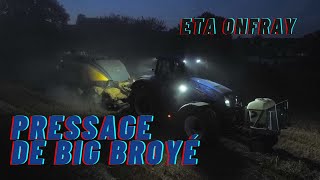 Pressage de paille full New Holland  ETA ONFRAY [upl. by Ahsekad638]