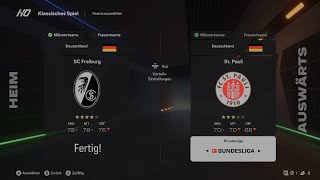 Lets Simulate FC 25 Bundesliga 5 Spieltag SC Freiburg VS FC St Pauli [upl. by Ruosnam]