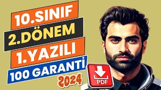 10 SINIF İNGİLİZCE 2 DÖNEM 1 YAZILI SORULARI  YENİ SINAV SİSTEMİ  20232024 [upl. by Araes555]