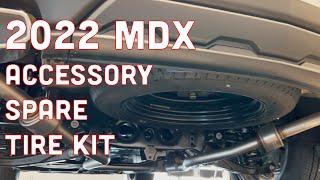 2022 Acura MDX Spare Tire Location  GENUINE ACURA ACCESSORIES [upl. by Cerys]