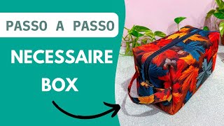 NECESSAIRE BOX  PASSO A PASSO [upl. by Aratak]