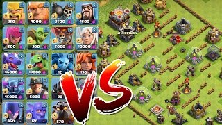 ALLE TRUPPEN vs DAS LABYRINTH  CLASH OF CLANS  Lets Play CoC [upl. by Akienom]