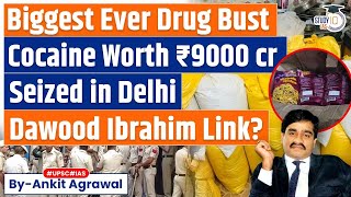 ED Launches Money Laundering Probe After Massive Drug Bust in Delhi  UPSC Current Affairs [upl. by Irtemed255]