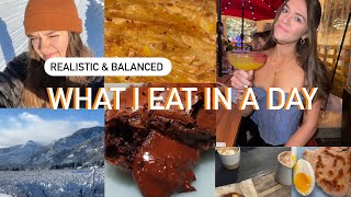 WHAT I EATDO IN A DAY  Realistic amp Balanced  Intuitive Eating [upl. by Anayek]