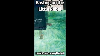 Baste Stitch on the Little Rebel Machine  Frame Quilting Basics [upl. by Patrizia315]