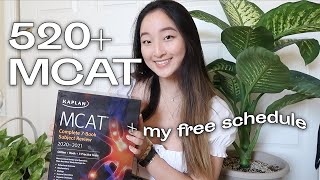 How I Scored 520 on the MCAT  My Study Schedule amp Templates [upl. by Travus]