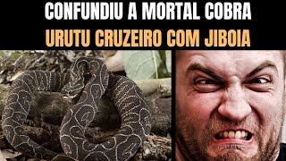 Confundiu Cobra Urutu cruzeiro com Jiboia  Biólogo Henrique O Biólogo das Cobras [upl. by Bergmann964]