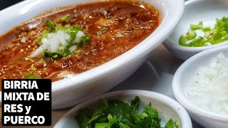 Birria de res estilo Sinaloa receta [upl. by Radmen12]