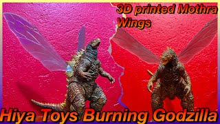 Best Customized Burning Godzilla with 3D Printed Mothra Wings [upl. by Derzon454]