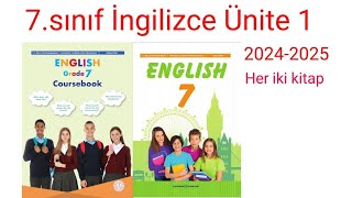 202425 ortaokul 7sınıf İngilizce 1Ünite unit 1 Appearance and Personality her iki kitaptan [upl. by Elum]