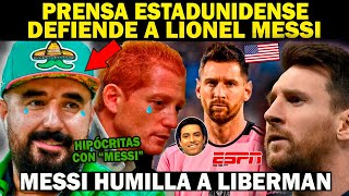 🔴Messi DERRUMBA a ALVARO MORALES PRENSA ESTADUNIDENSE DEFIENDE A LEO LIBERMAN EXPLOTA por MESSI [upl. by Gniw]