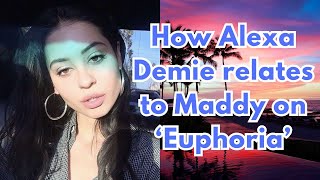 How Alexa Demie relates to Maddy on ‘Euphoria’ [upl. by Nirehtac612]