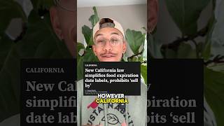 New Expiration Date Law foodwaste climateaction california [upl. by Eilrac]