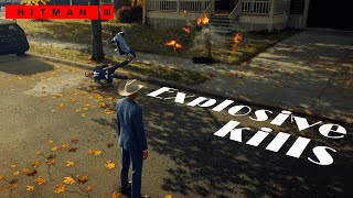 Hitman 3  Explosive kills Silent assassin amp Suit only [upl. by Goulden]