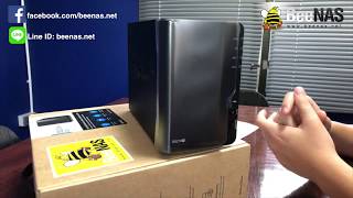 Beenasnet  แกะกล่อง Synology DiskStation DS218 [upl. by Biondo]