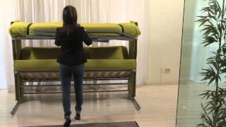 Transformable sofa with bunk bed Doc by Clei [upl. by Donela]