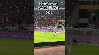 GOAAAAAAL 20  MARCELINO 🔥 indonesiavsarabsaudi timnasday indonesia kualifikasipialadunia2026 [upl. by Ailat]