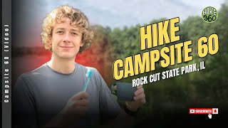 Rock Cut State Park IL  Campsite 60 Video [upl. by Akinnor]