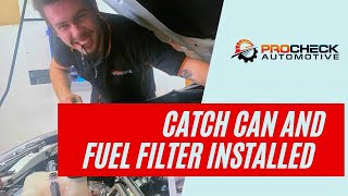 HOW TO INSTALL CATCH CAN AND FUEL FILTER N80 1GD HILUX [upl. by Nimzay]