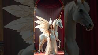 A PRINCESS FUSES WITH UNICORN ON AGT americagottalent magic talent [upl. by Halilad99]